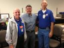 (L-R) Ron Monk, KCØVFN, Rep Cory Gardner, and George Bartling, WA9TCD